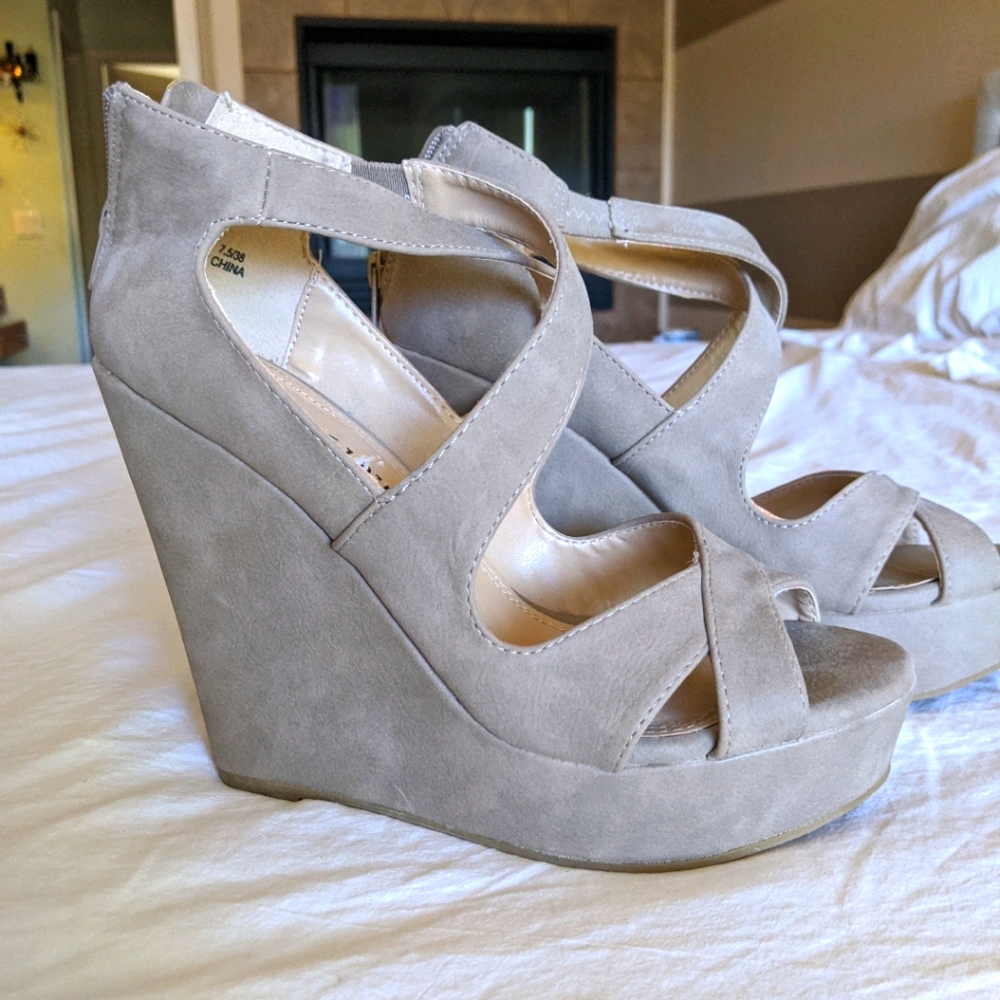 Chinese Laundry Strappy Wedges